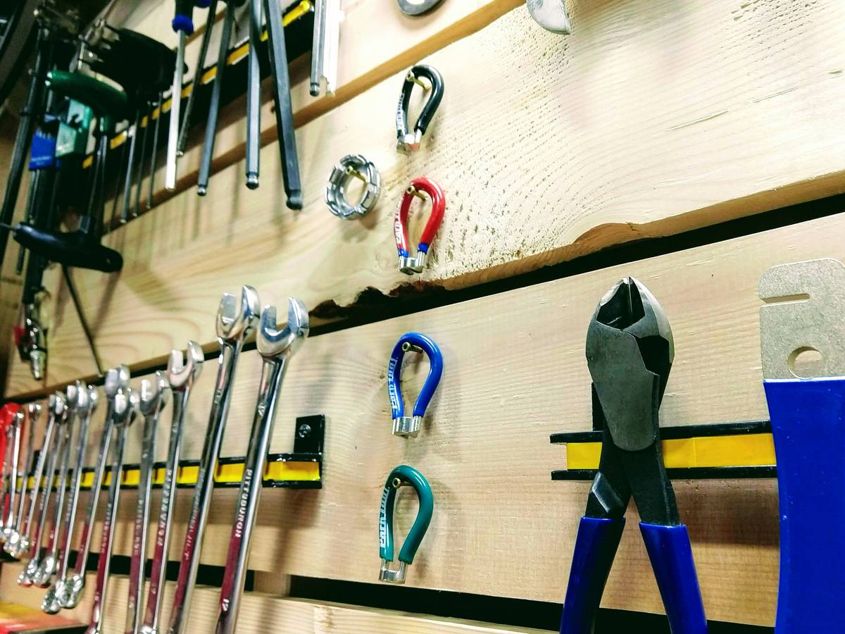 A close-up image of a climbing harness ensuring secure fit